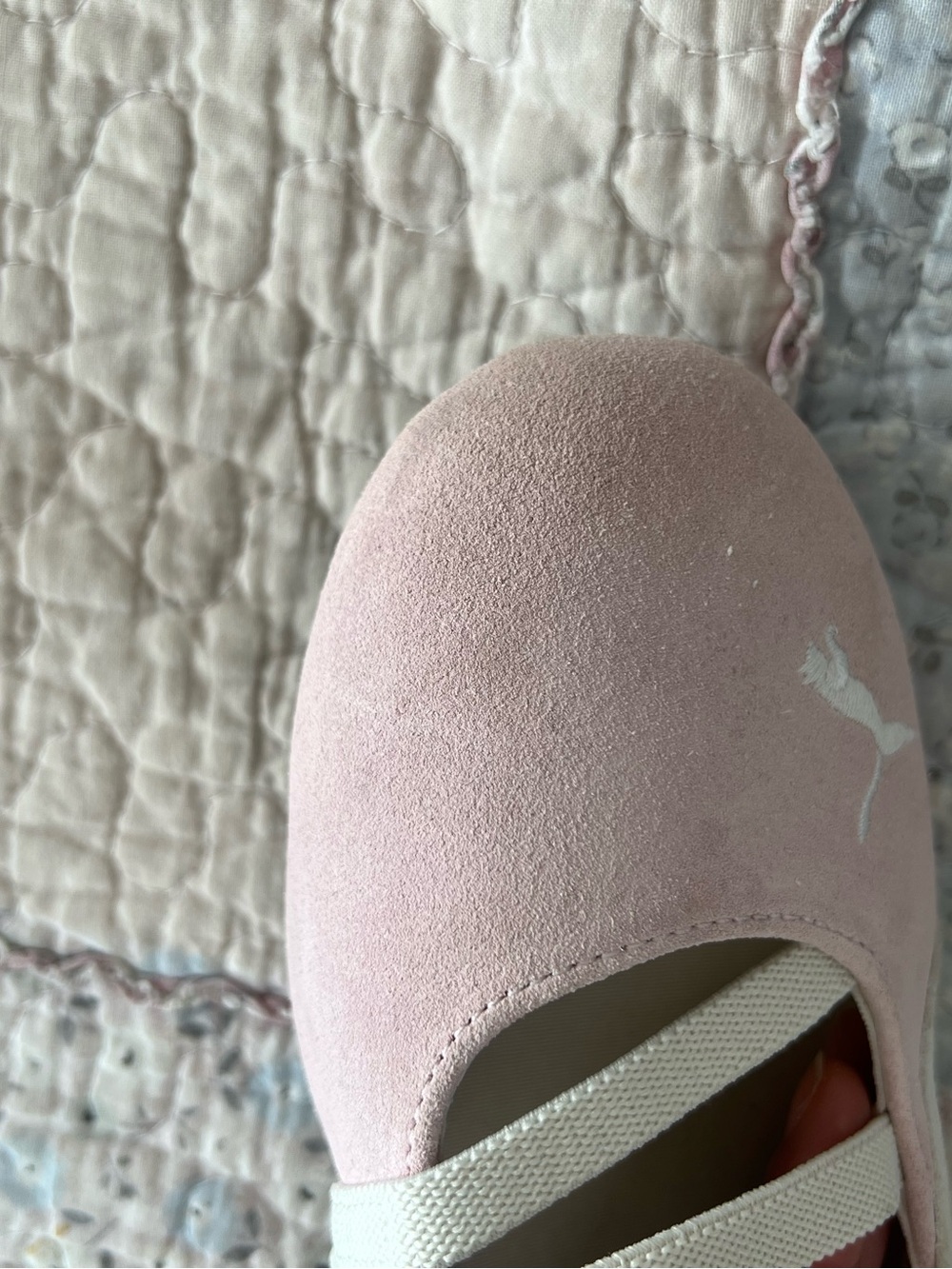 Suede Puma Speedcat Pink Ballet Flats - Picture 6 of 9